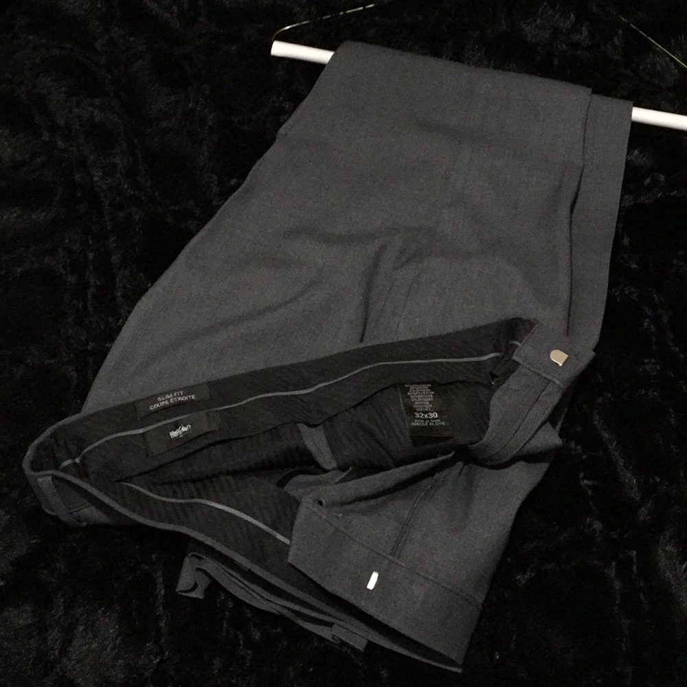 Mossino slim fit dress pants